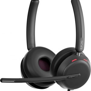 EPOS Impact 860 Headset with Microphone – High-Efficiency, Double-Sided for Enhanced Open Office Productivity, Superior Sound Quality, USB-C Connectivity, Wired Business Headset, Wired Headset